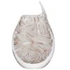 Vaso in Vetro di Murano Originale Petalo Bianco - Centrotavola di Lusso per Arredamento H27